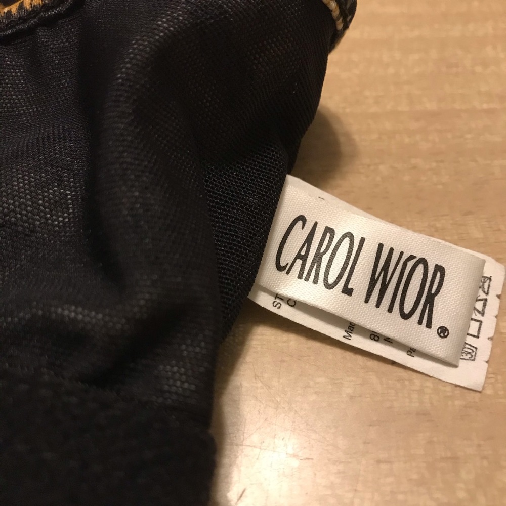 Carol Wior Animal Print Tankini Swim Top Size Med - Picture 7 of 8